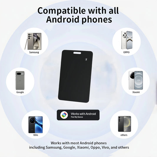 Tarjeta de rastreo Ultra-fina y recargable para Google Android Find Hub