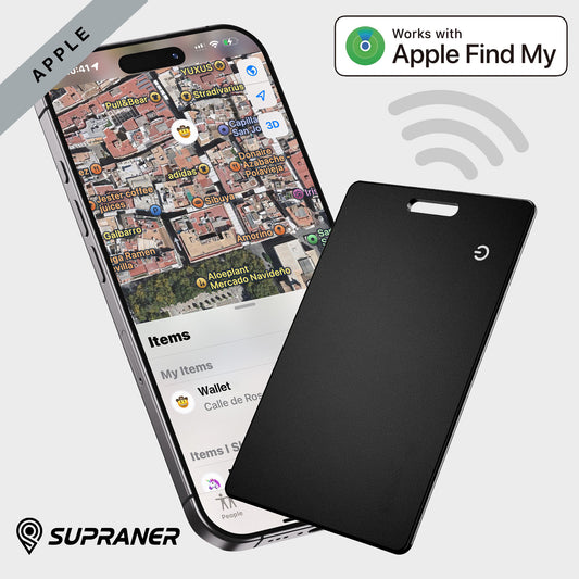 Ultra-thin Rechargeable Tracking Card for Apple Find My (iOS)