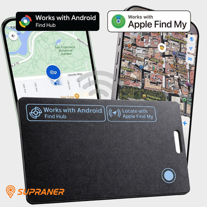 Ultra-Thin Rechargeable Tracking Card for Apple iOS & Android