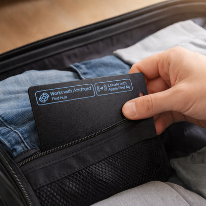 Ultra-Thin Rechargeable Tracking Card for Apple iOS & Android