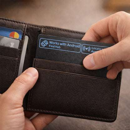 Ultra-Thin Rechargeable Tracking Card for Apple iOS & Android